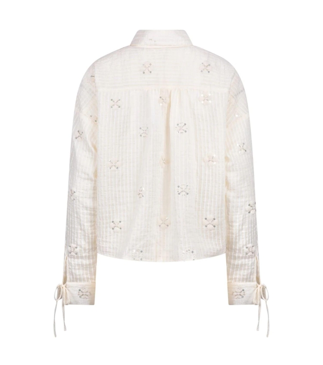 NUKUS Bailey Blouse Beads 17 off white