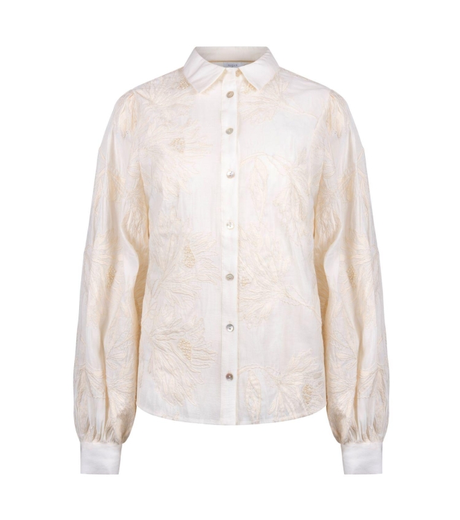 NUKUS Avy Blouse Embroidery 56 off white
