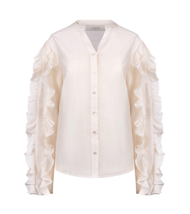 NUKUS Margriet Blouse 17 off white