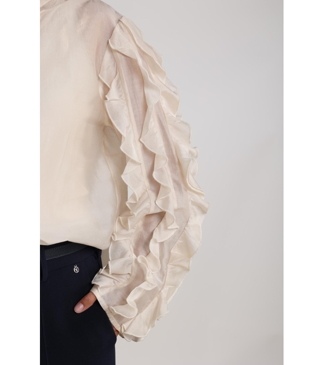 NUKUS Margriet Blouse 17 off white