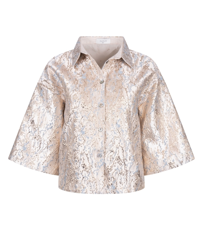 NUKUS Leena Blouse 313 gold/cloudy