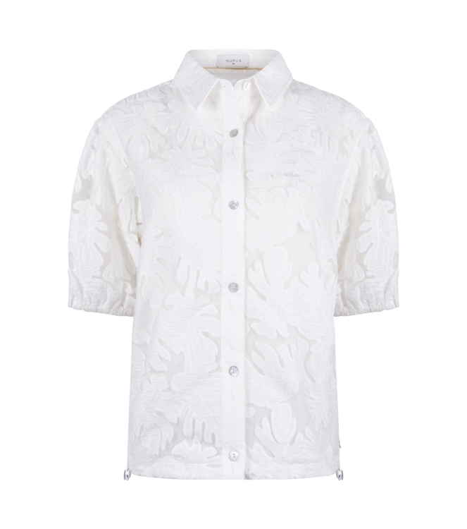 NUKUS Berit Blouse Embroidery 17 off white