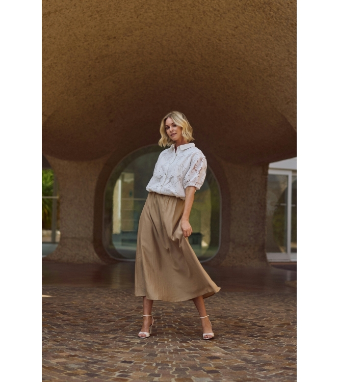 NUKUS Berit Blouse Embroidery 17 off white