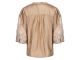 NUKUS Rosie Blouse Embrodery 64 camel