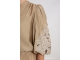 NUKUS Rosie Blouse Embrodery 64 camel