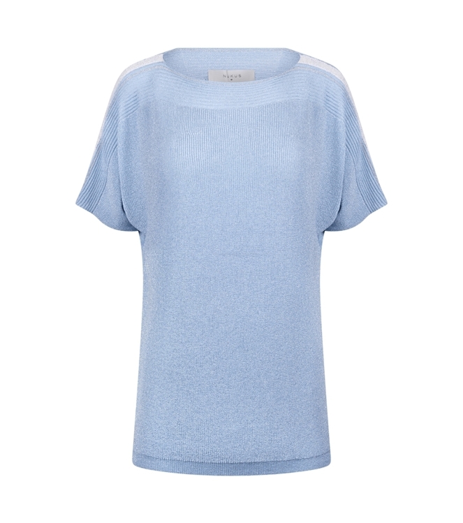 NUKUS Merla Top Lurex 312 cloudy