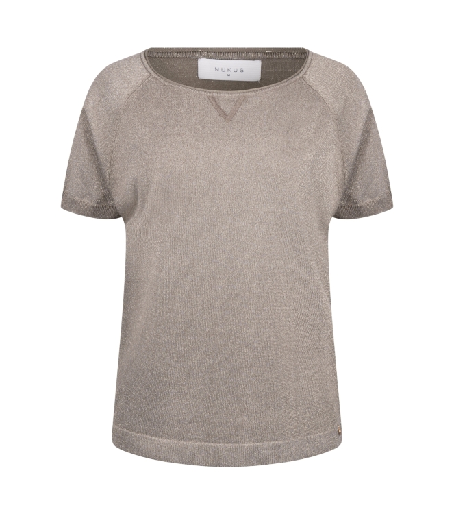 NUKUS Anita Top Lurex 350 army