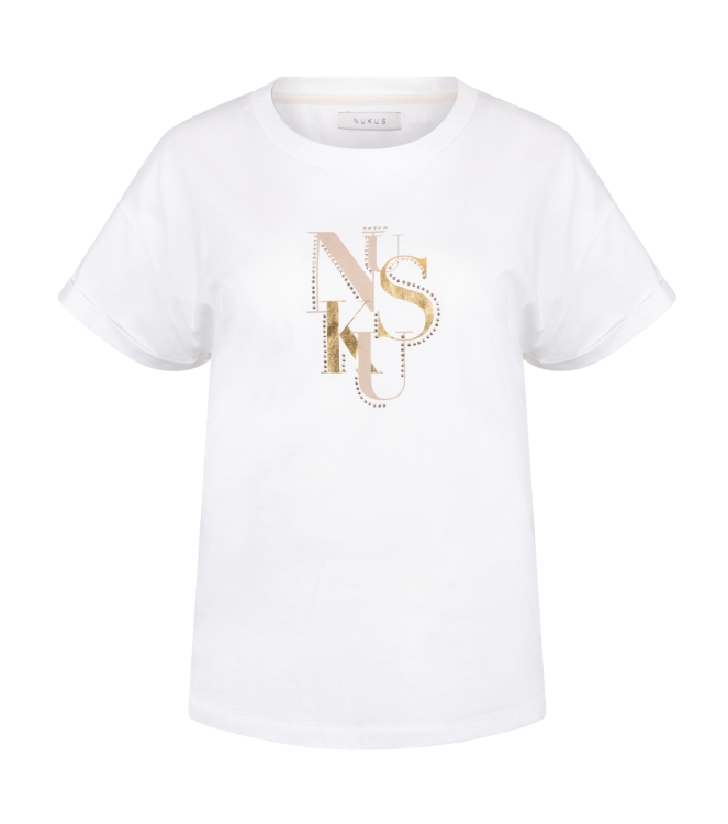 NUKUS Rowena Shirt 131 offwhite/sand