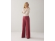 Summum Woman Trousers wide leg Cotton blend 559 Brick red