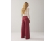 Summum Woman Trousers wide leg Cotton blend 559 Brick red