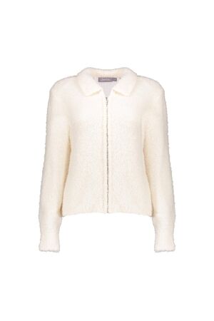 Geisha Cardigan with collar 10 Off white