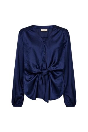 Freequent Sateen blouse Patriot blue