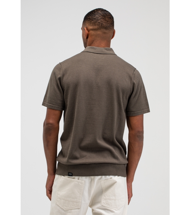 Butcher of Blue Clifden Co Polo SS 708 dk. granite green