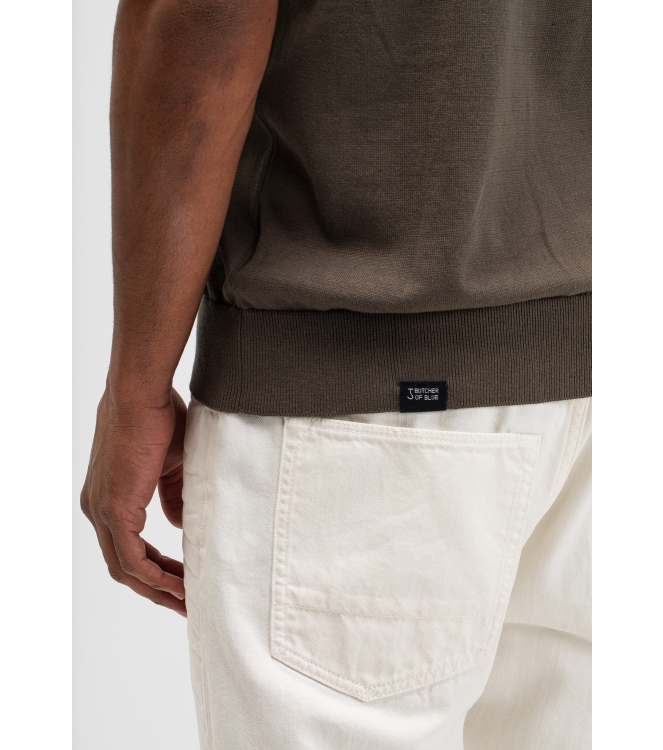 Butcher of Blue Clifden Co Polo SS 708 dk. granite green