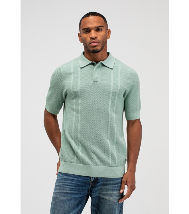 Butcher of Blue Ripley Knit Polo 118 inari green