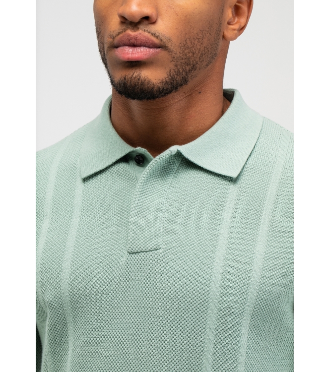 Butcher of Blue Ripley Knit Polo 118 inari green