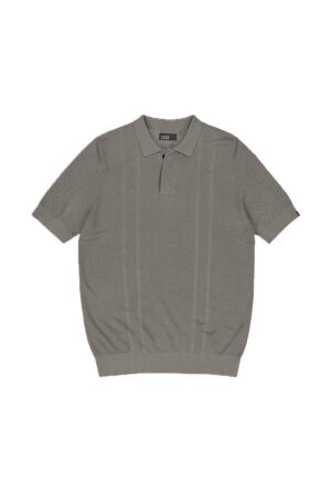 Butcher of Blue Ripley Knit Polo 708 dk. granite green