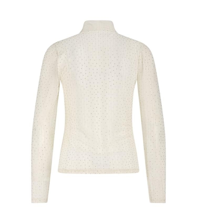 NUKUS Puck Top Strass 17 off white
