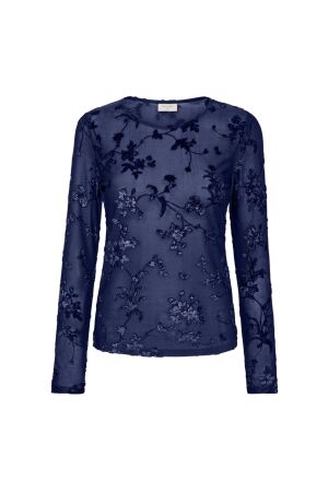 Freequent Flock rinted mesh Patriot blue