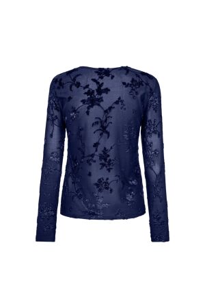 Freequent Flock rinted mesh Patriot blue