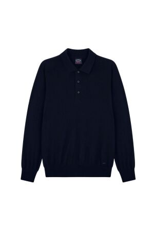 Paul and Shark Superfine merino wool polo 050 Navy
