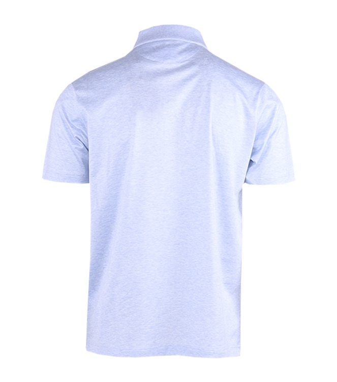 Paul and Shark Silver coll double mercerised polo 223 Light blue