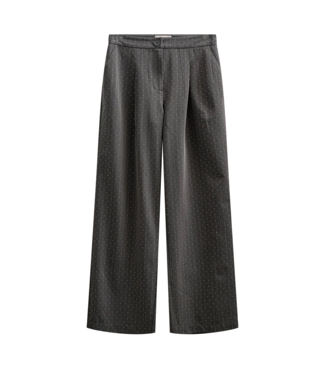 Freequent Pinstripe rhinestones 7427 Dark grey mel . star offwhite