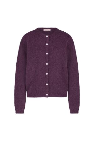 Studio Anneloes Bibi mohair cardigan 3800 blackberry