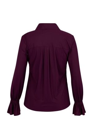 Studio Anneloes Duna ruffle blouse 3800 blackberry