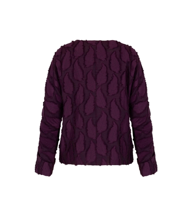 Studio Anneloes Madison jacquard top 3800 blackberry