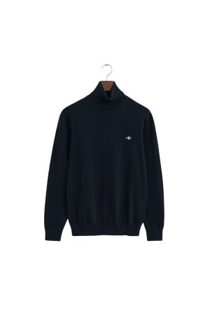 Gant Classic Cotton Turtleneck Sweater 433 evening blue