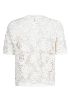 Tramontana Fancy Lace Cardigan 001100 Off white