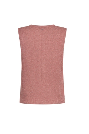 Tramontana Sleeveless Jumper Sequins 004275 Dusty rose