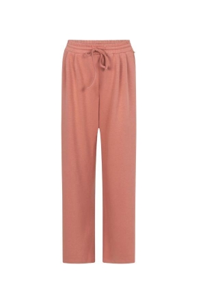 Tramontana Wide-Leg Trousers Self-Fabric Belt 004275 Dusty rose