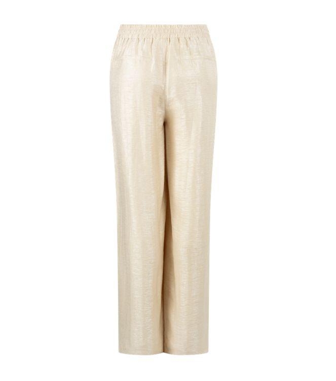 Tramontana Shimmer Wide-Leg Trousers 001225 Pebble