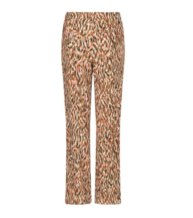 Tramontana Wide-Leg Trousers Animal Brush 100001 Print aloe