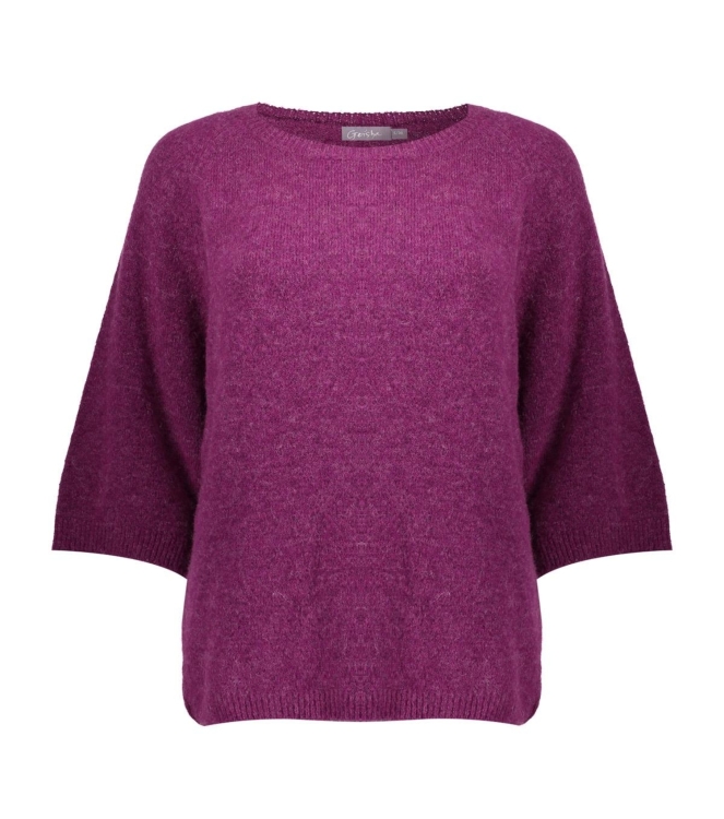 Geisha pull 3/4 sleeve 451 Raspberry