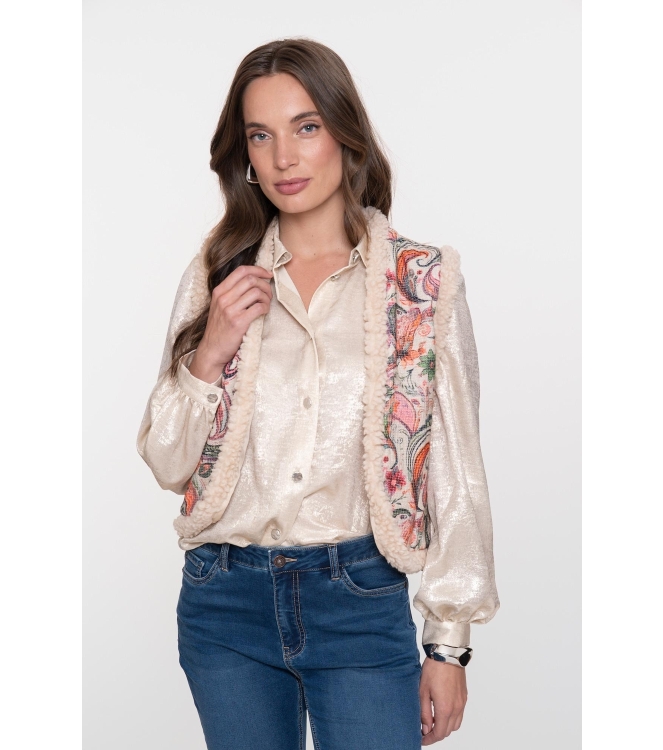 Geisha gilet 715 Beige