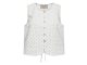 Freequent FQANYA-WAISTCOAT Star Off-white w. Black