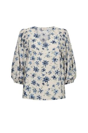 Freequent FQJOVI-BLOUSE Moonbeam w. Vintage Indigo