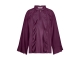 Summum Woman Top ruffles Cotton viscose. 324 Wineberry