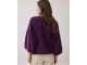 Summum Woman Sweater soft boucle knit 324 Wineberry
