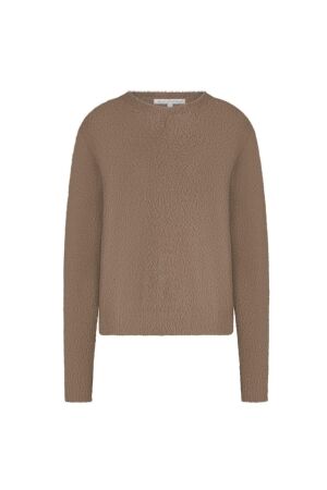 Red Button De Fluffy Sweater is een hele zacht 421 Mid brown