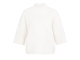 Yaya Trui met geribde driekwart mou 10022 Snowfall white mel