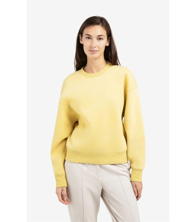 Yaya Sweater van stevige stof 40626 Dried moss green