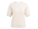 Yaya Zachte trui met korte mouwen 990442 Kit beige mel