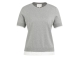 Yaya Gebreide top met dubbele zoom 990472 Iron grey mel