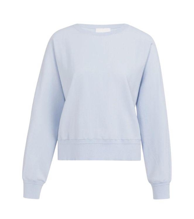 Yaya Sweater met naaddetails 994048 Ice blue