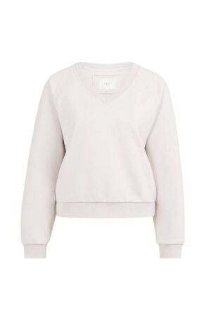 Yaya Sweater met V-hals 338041 Gray lilac 