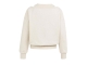 Yaya Sweatshirt met dubbele hals 990532 Ecru melage